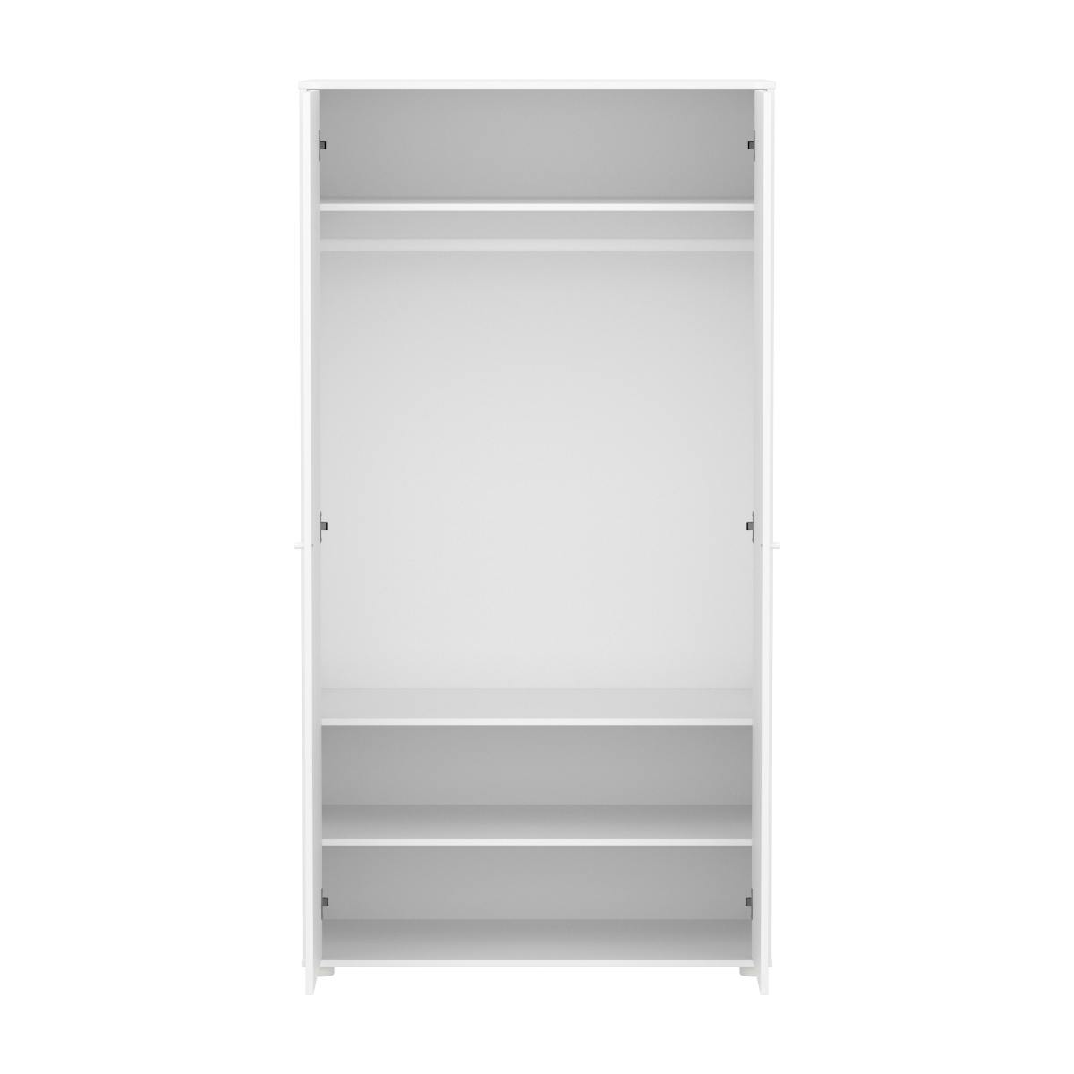 Armario 2 puertas-patas SAGA Flexa blanco-roble