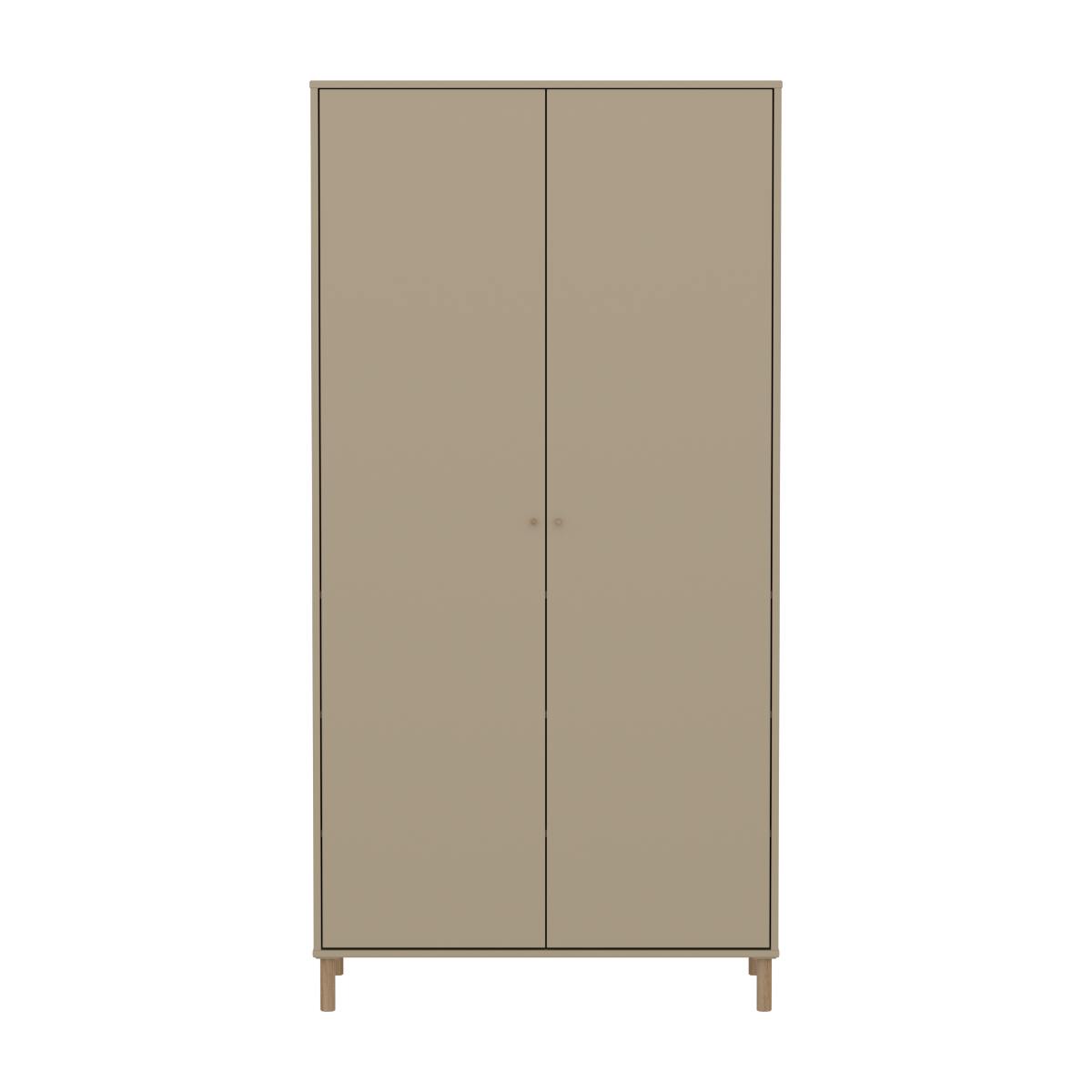 Armario 2 puertas-patas SAGA Flexa oat-roble