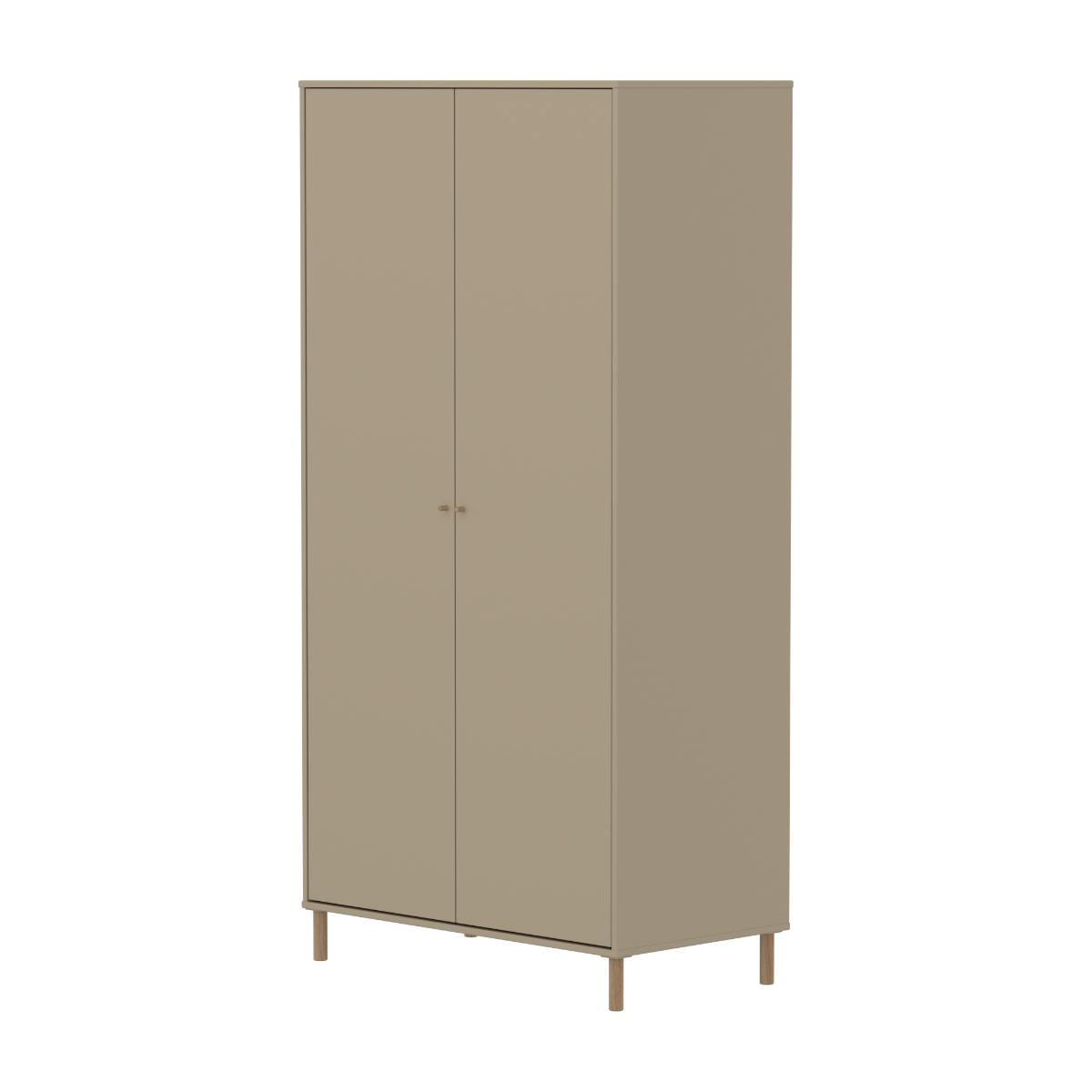 Armario 2 puertas-patas SAGA Flexa oat-roble