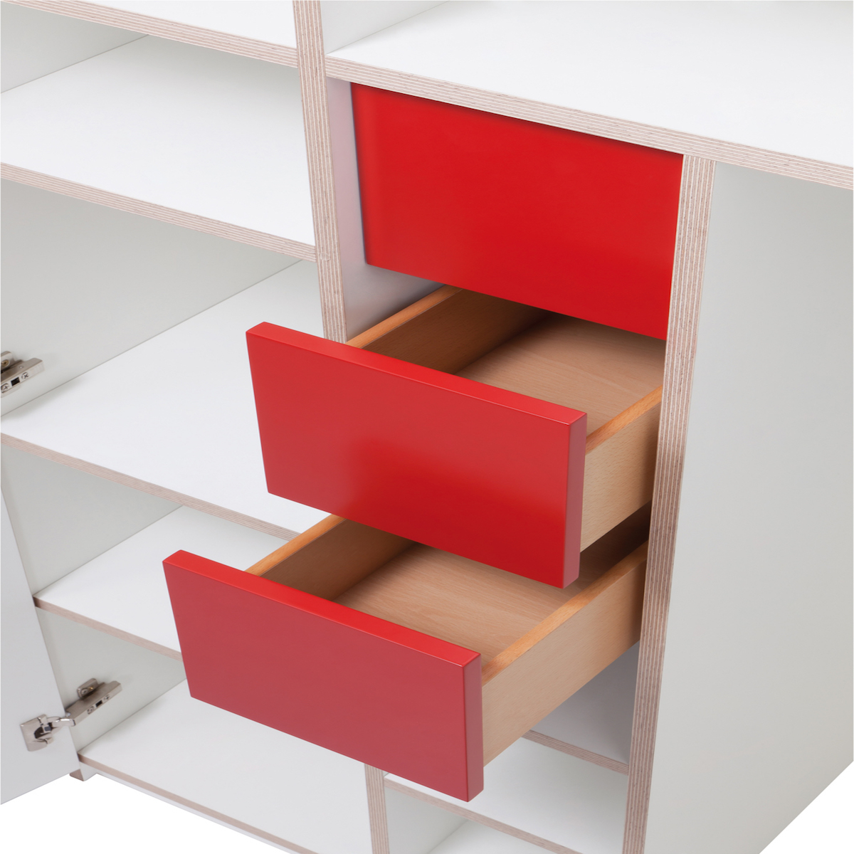 Armario 2 puertas PLANE Müller Small Living blanco