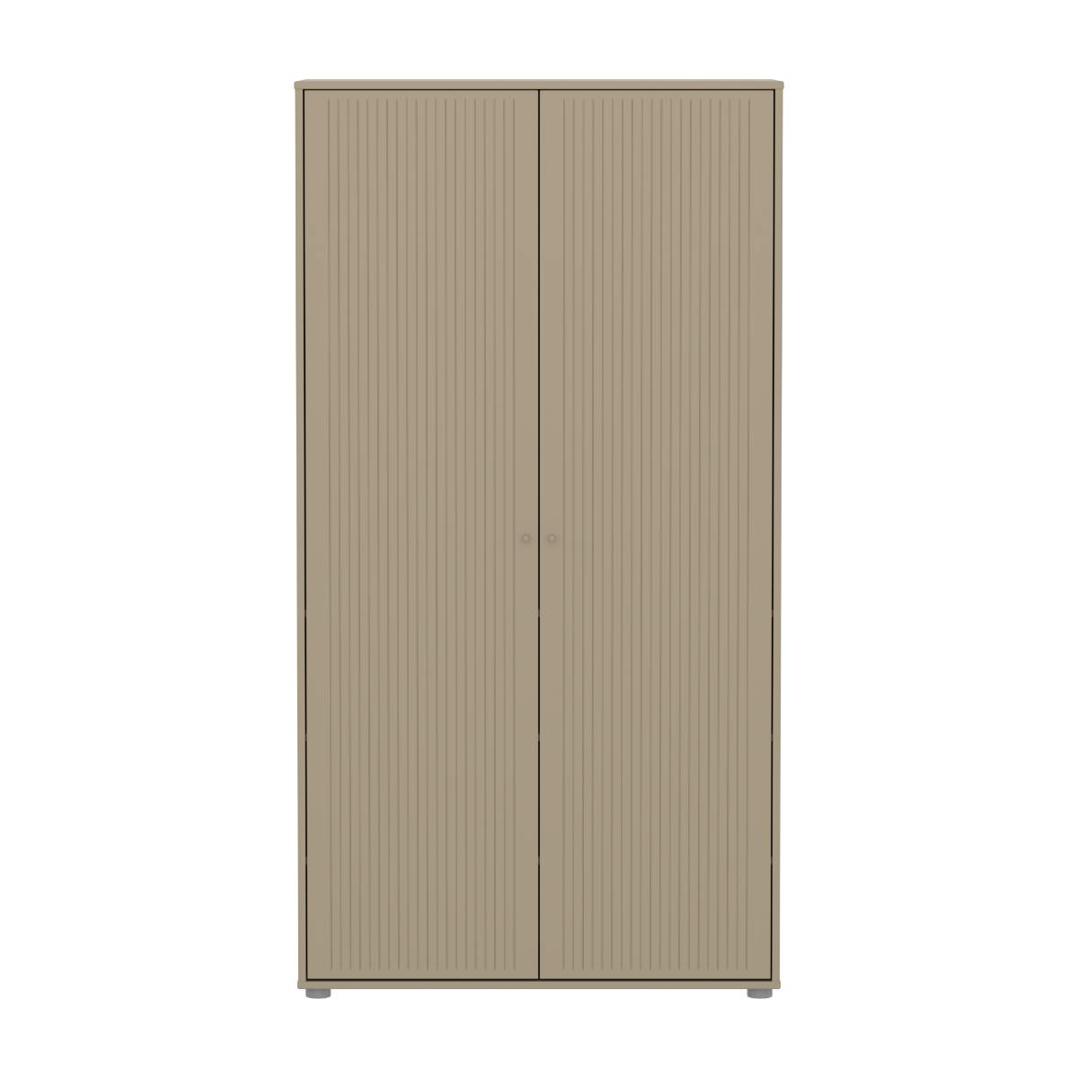 Armario 2 puertas ranuras SAGA Flexa oat-oat