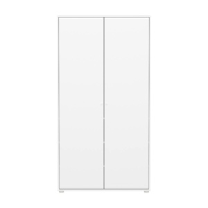 Armario 2 puertas SAGA Flexa blanco-blanco