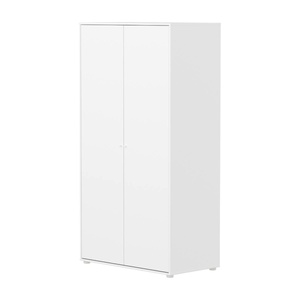 Armario 2 puertas SAGA Flexa blanco-blanco