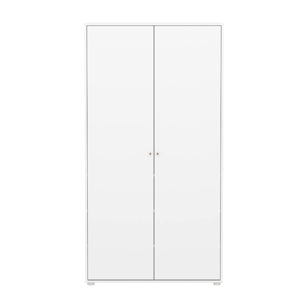 Armario 2 puertas SAGA Flexa blanco-roble
