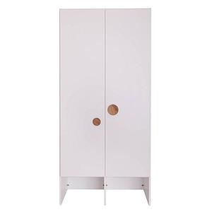 Armario 2 puertas-sin cajones KASVA blanco-roble