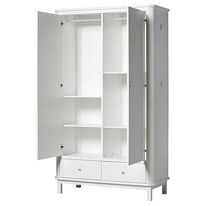 Armario 2 puertas WOOD Oliver Furniture blanco