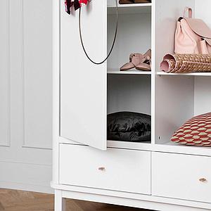 Armario 2 puertas WOOD Oliver Furniture blanco