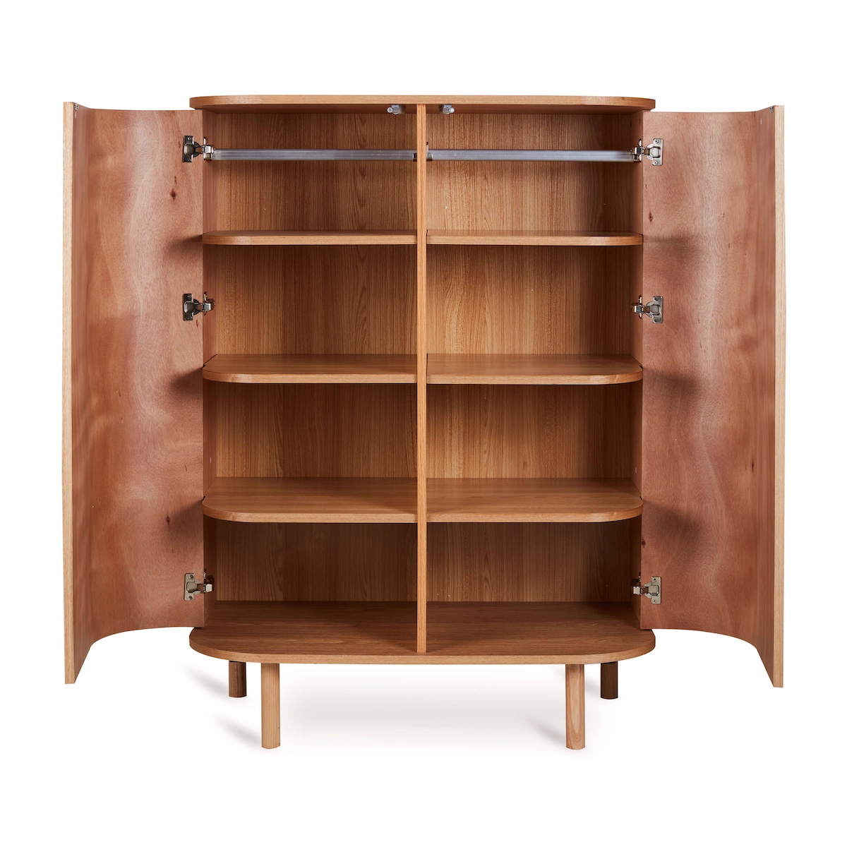 Armario 2 puertas YUME Quax fresno natural