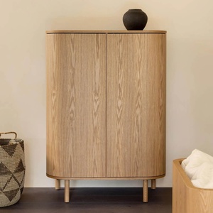 Armario 2 puertas YUME Quax fresno natural