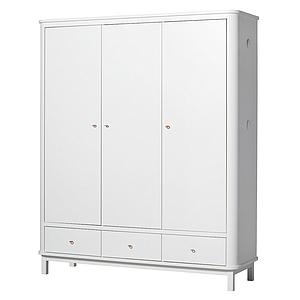 Armario 3 puertas WOOD Oliver Furniture blanco
