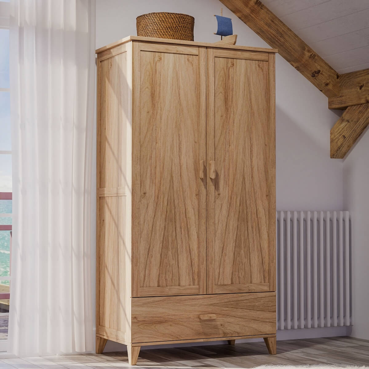 Armario 92,6x52cm NAIA BOIS Théo Bebe naturel