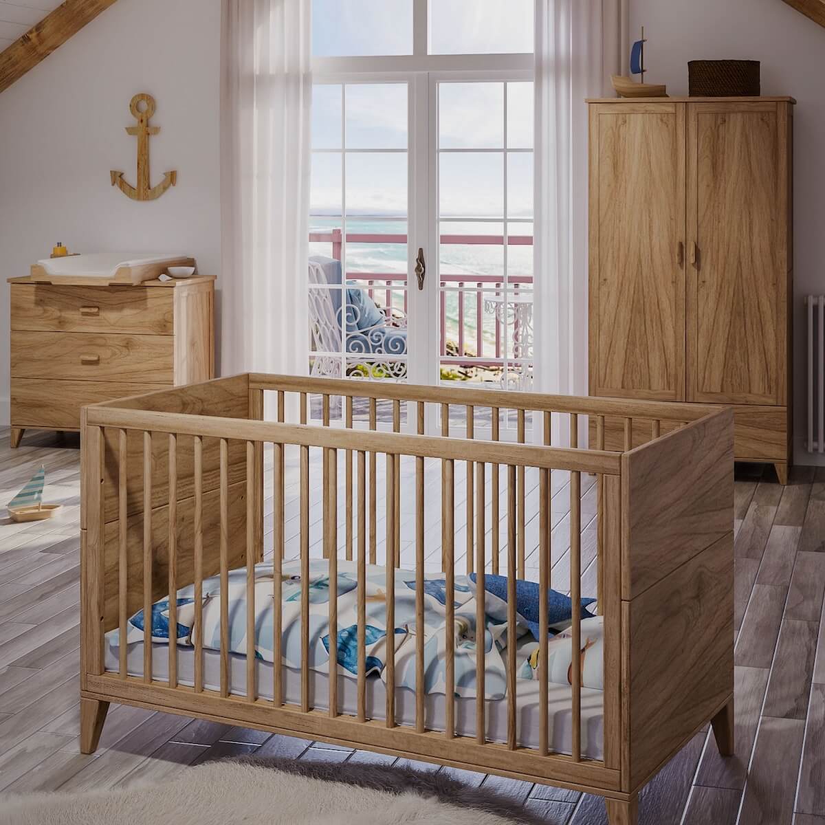 Armario 92,6x52cm NAIA BOIS Théo Bebe naturel