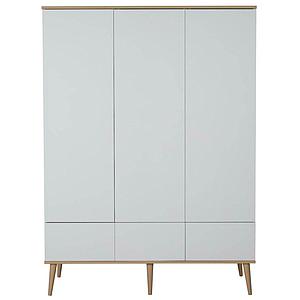 Armario XL 3 puertas FLOW Quax blanco-roble
