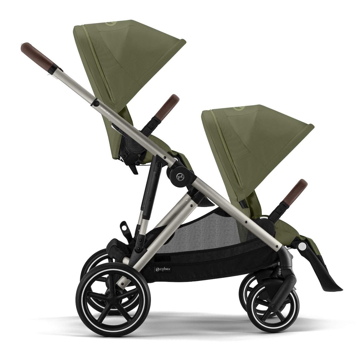 Asiento GAZELLE S Cybex taupe-moss green