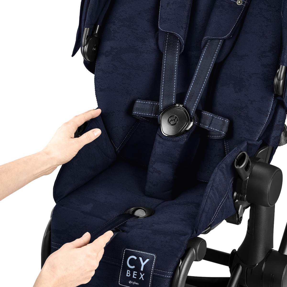 Asiento-pack silla PRIAM Cybex Rebellious Luxury denim blue