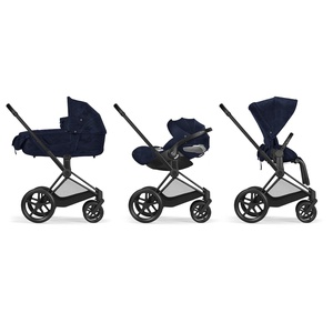 Asiento-pack silla PRIAM Cybex Rebellious Luxury denim blue
