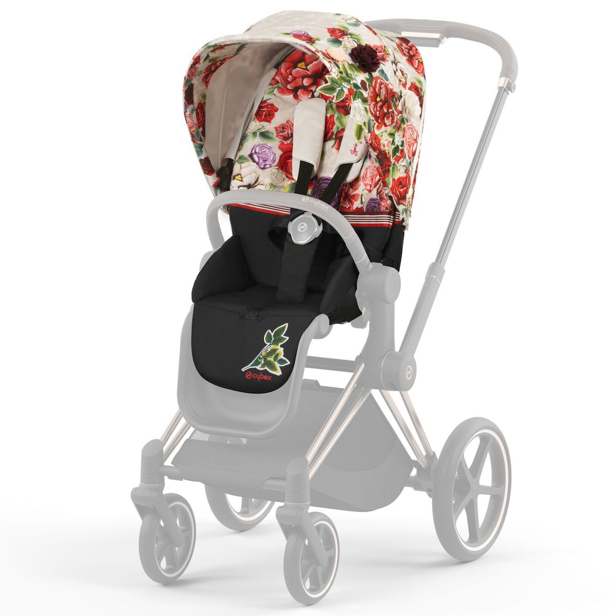 Asiento-pack silla PRIAM Nueva Generación Cybex Spring Blossom Light-beige