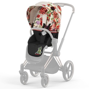 Asiento-pack silla PRIAM Nueva Generación Cybex Spring Blossom Light-beige