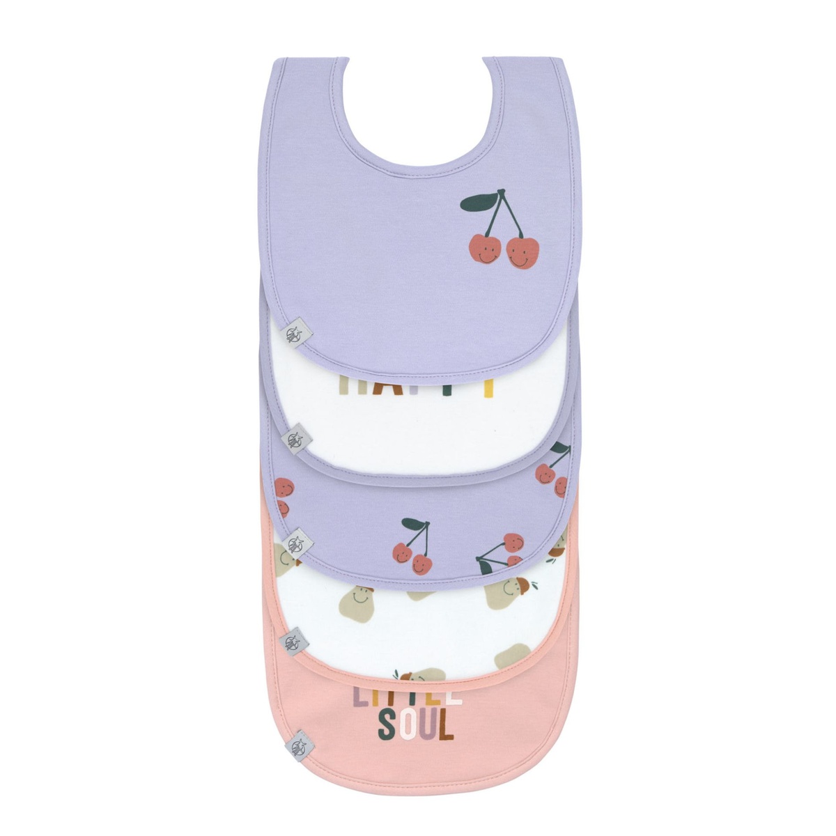 Babero 5pzas HAPPY FRUITS Laessig Cherry