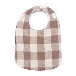 Babero BIG BROTHER Babyshower vichy caramel