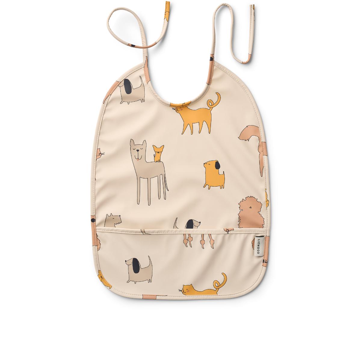 Babero LAI Liewood Cats and Dogs sandy