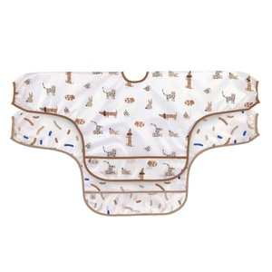 Babero manga larga 2pzas LITTLE MATEYS Laessig royal blue