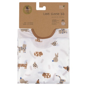Babero manga larga 2pzas LITTLE MATEYS Laessig royal blue