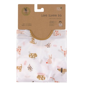 Babero manga larga 2pzas LITTLE MATEYS Laessig spicy orange