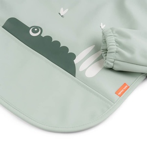 Babero manga larga-bolsillo CROCO Done by Deer green