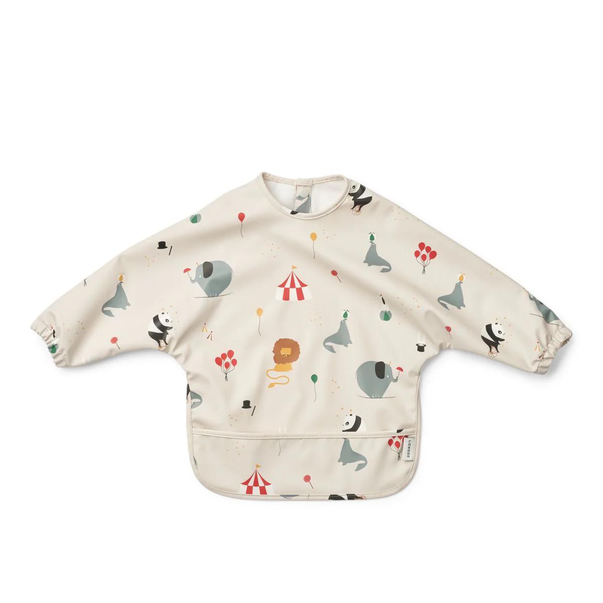 Babero manga larga MERLE Liewood Circus sandy