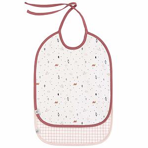 Babero mediano 2pzas GARDEN EXPLORER Laessig caracol 