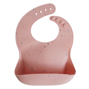 Babero silicona Mushie Pink Confetti
