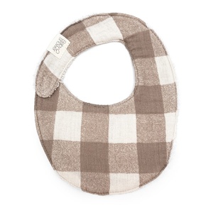 Babero SIMPLY Babyshower vichy caramel
