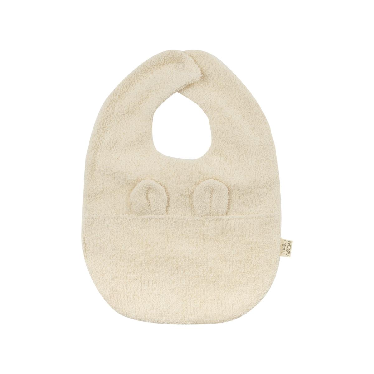 Babero Teddy NOOS Wooly Organic ecru