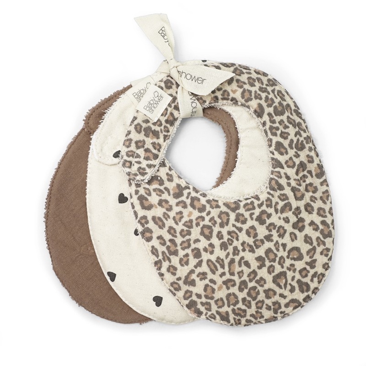 Baberos 3uds Babyshower wild print