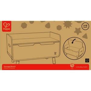 Banco-baúl juguetes 2en1 Hape