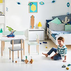 Banco infantil PLAY Flexa blanco