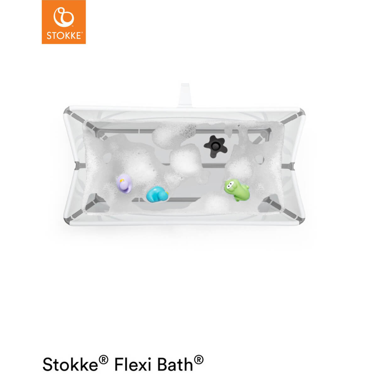 Bañera-soporte recién nacido FLEXI BATH Stokke blanco
