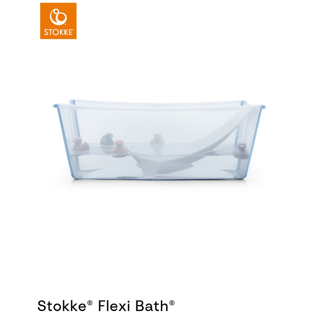 Bañera-soporte recién nacido FLEXI BATH Stokke ocean blue