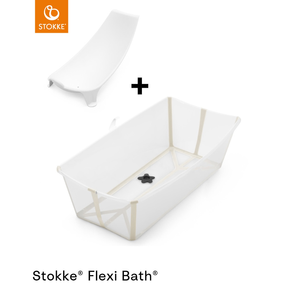 Bañera XL-soporte recién nacido FLEXI BATH Stokke sandy beige