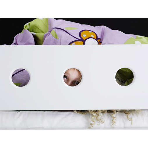 Barrera delantera 3/4 Cama 90x200 WHITE Flexa blanca