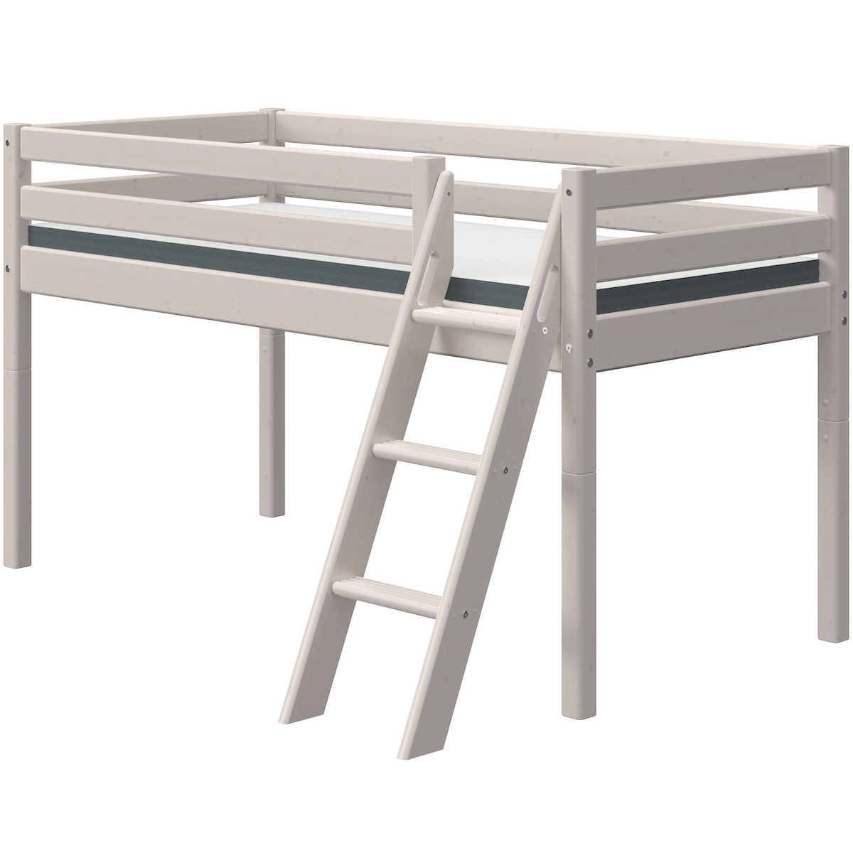 Barrera seguridad 3/4 cama 200cm CLASSIC Flexa grey washed