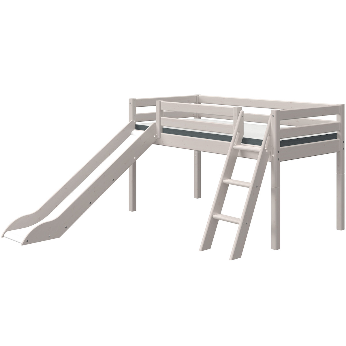 Barrera seguridad 3/4 cama 200cm CLASSIC Flexa grey washed