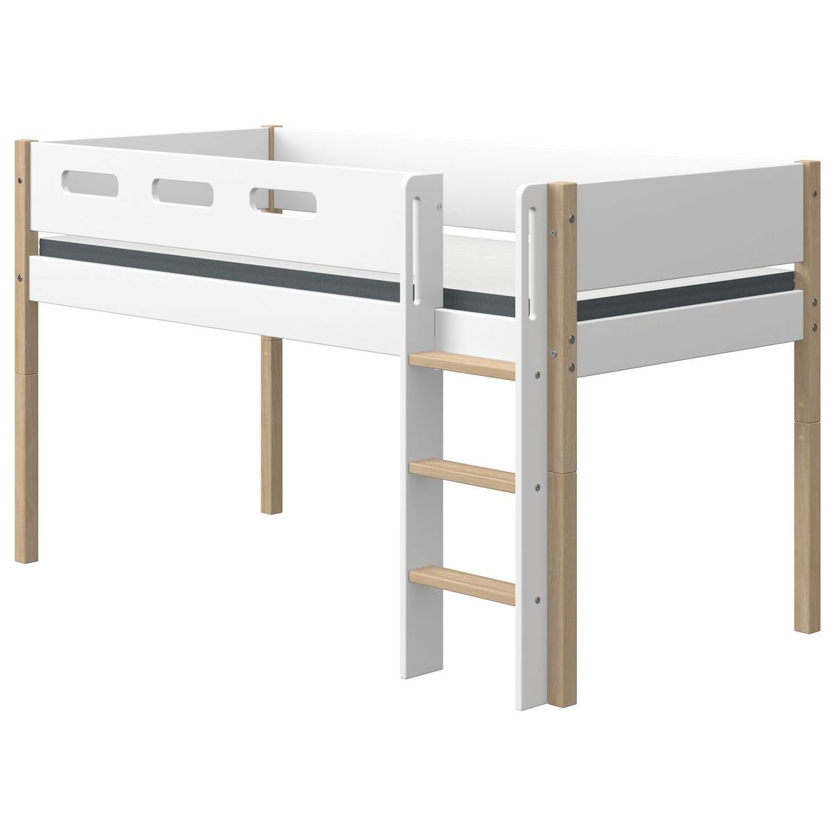 Barrera seguridad 3/4 cama 200cm NOR Flexa blanco
