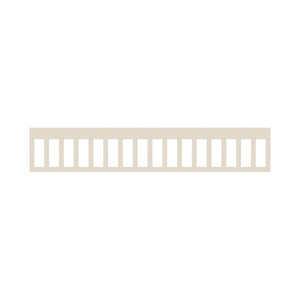 Barrera seguridad 70x140cm NOVA Flexa crema