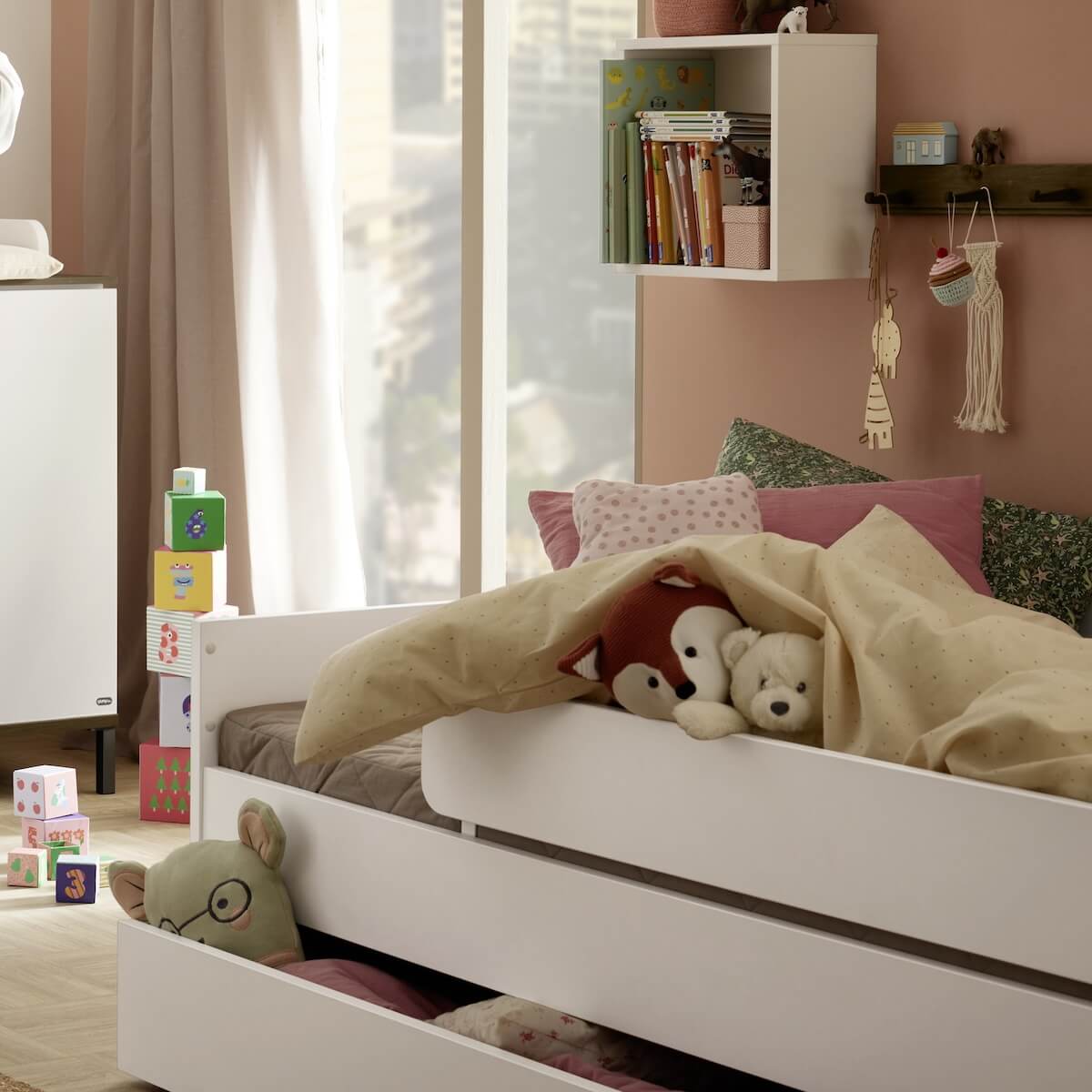 Barrera seguridad cama sofá LOVELY ALIV Yuny by Paidi off white