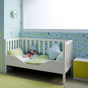 Barrera seguridad cuna-cama DESTYLE de Breuyn haya blanco