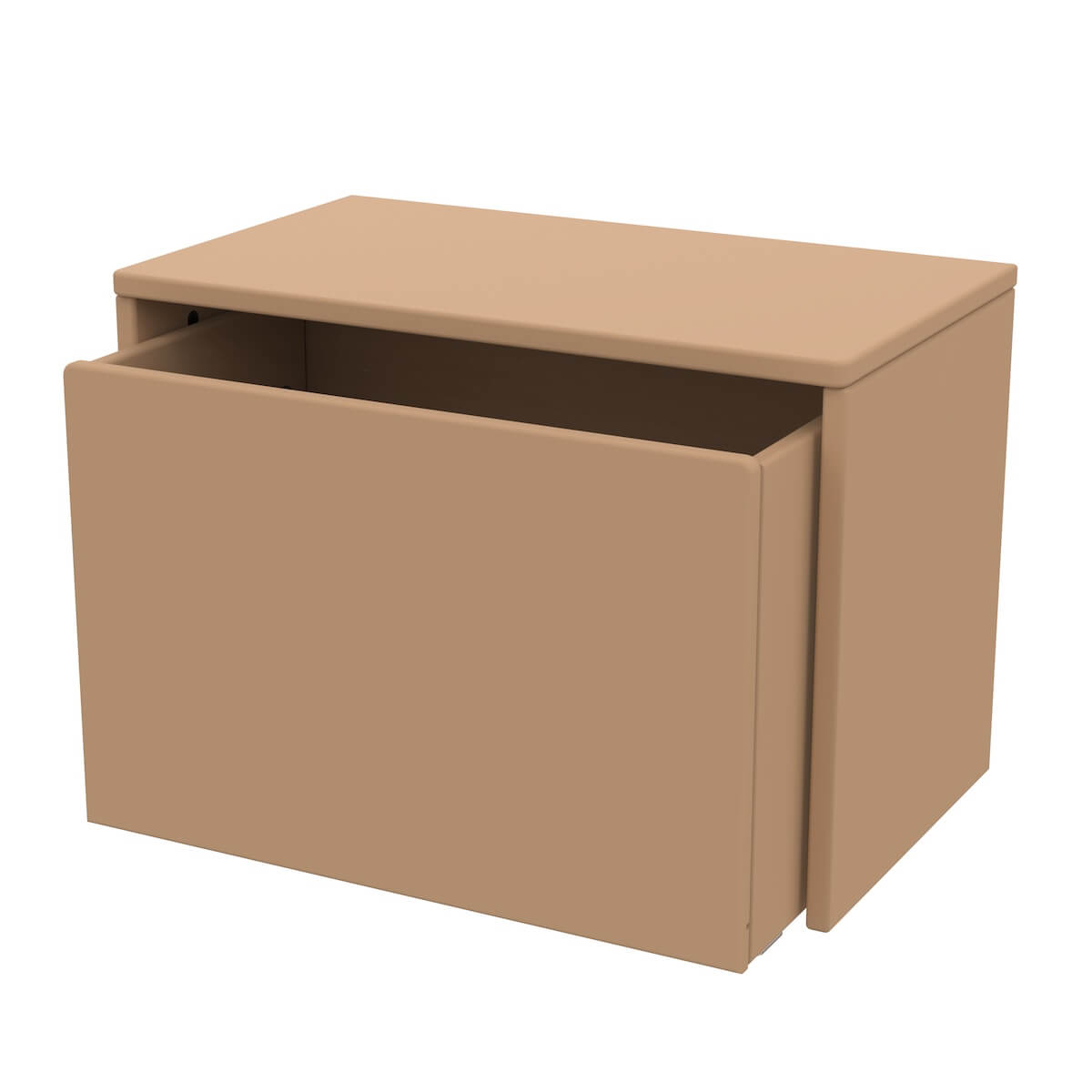 Baúl almacenamiento infantil DOTS Flexa latté