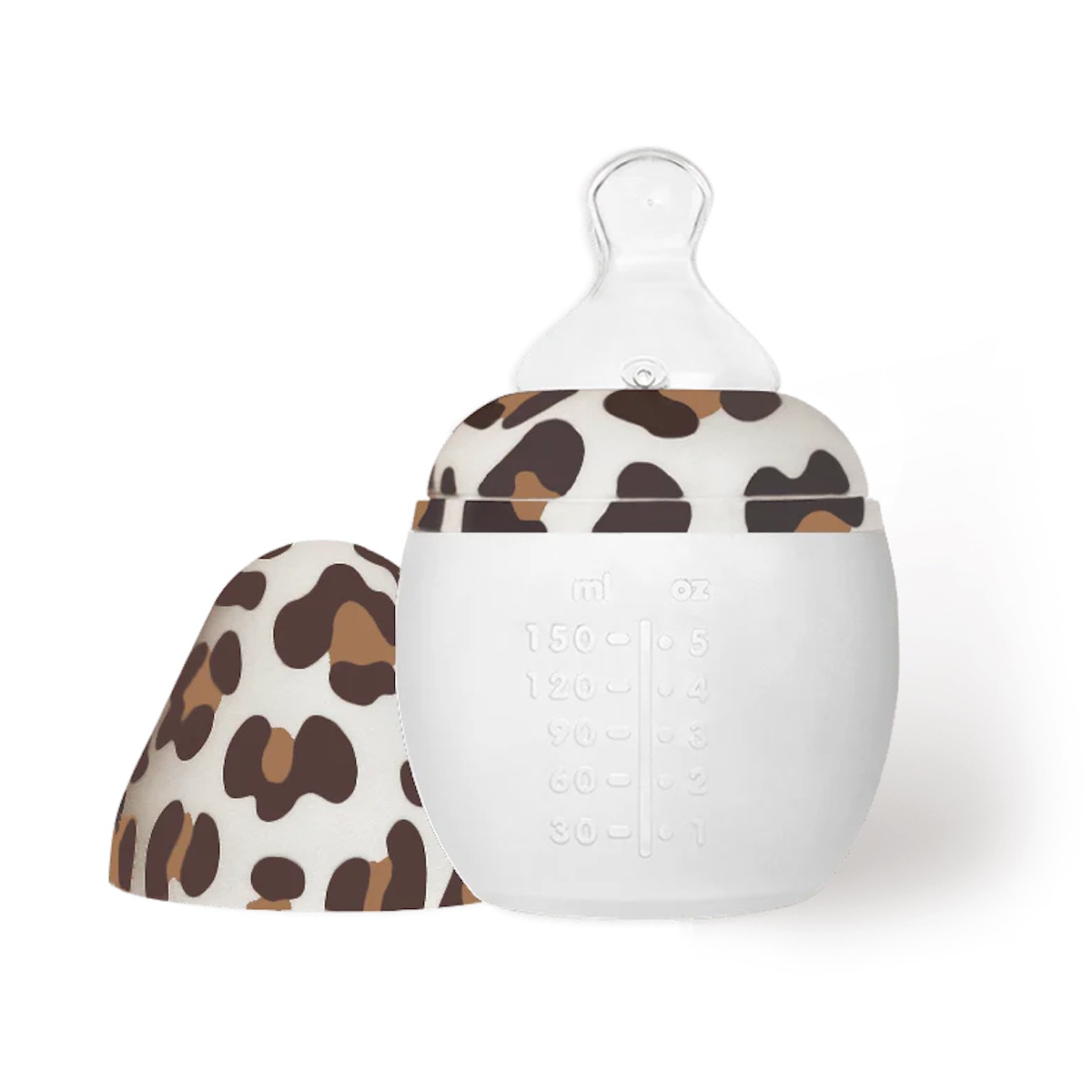 Biberón anticólicos 150ml Elhée leopard