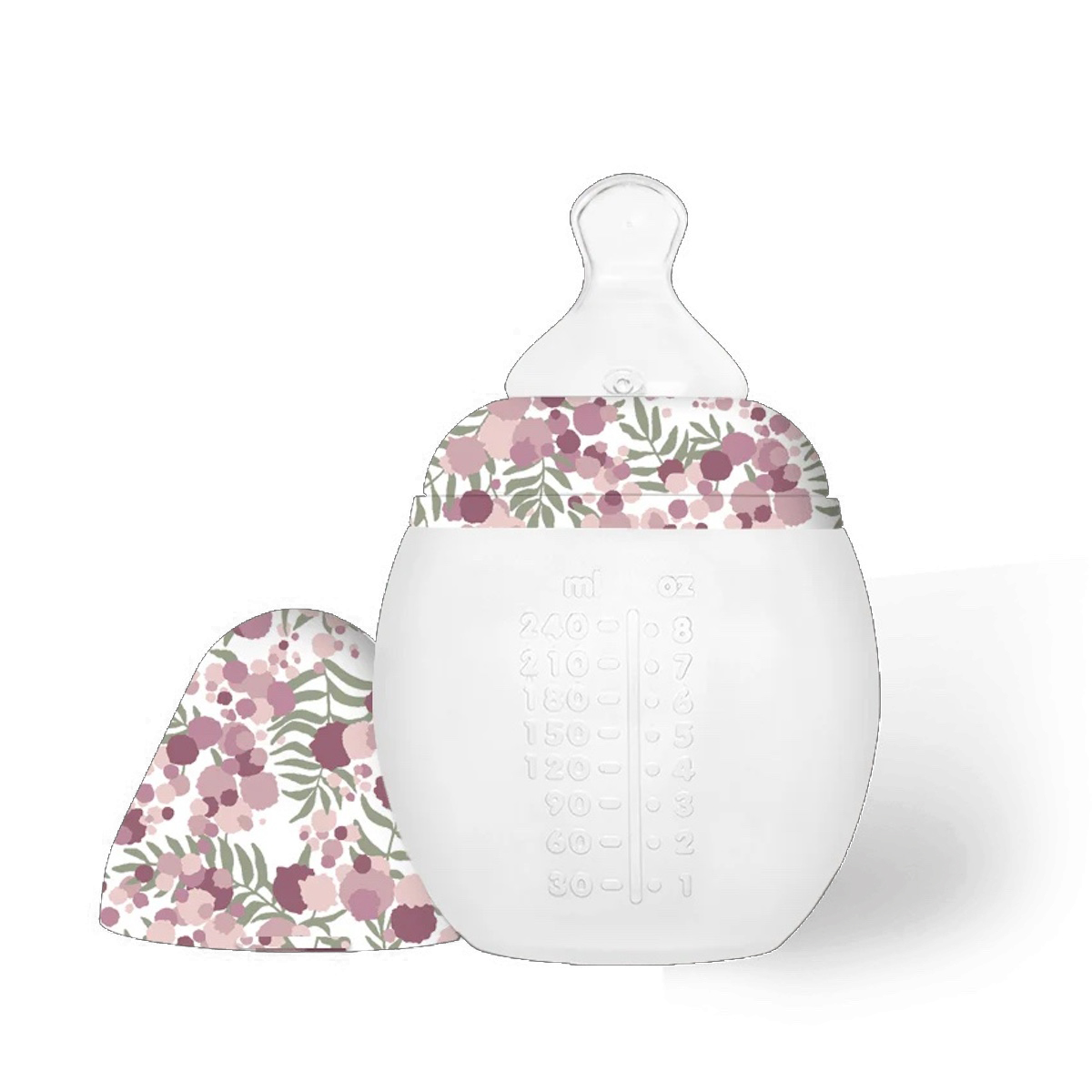 Biberón anticólicos 240ml Elhée liberty mimosa pink